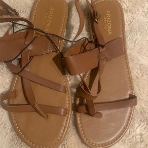 Leather sandals